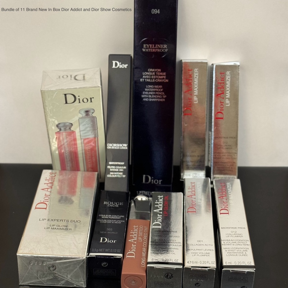 NIB - Bundle of 11 Brand New In Box Dior Addict and Dior Show Cosmetics 💄